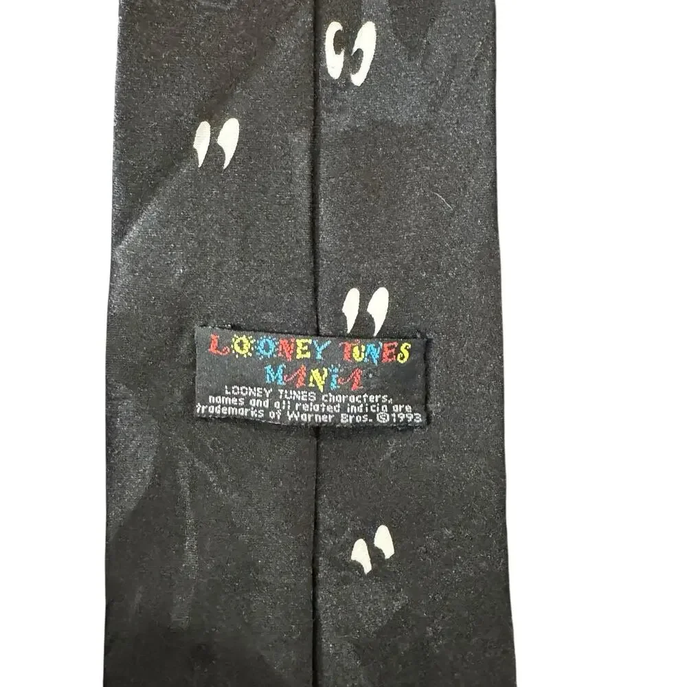 Looney Tunes Mania Daffy Duck Cartoon Vintage Novelty Necktie
